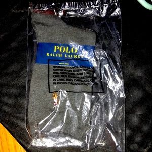 Polo Ralph Lauren Horse logo gray socks